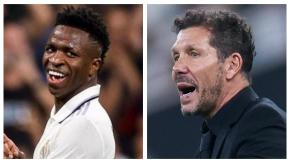 "¡Florentino te va a echar!": La provocación de Simeone a Vinicius Jr. que se hizo viral en España