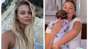 Cambió el espumante por una mamadera: El tierno video de Alexandra Litvinova para celebrar su cumpleaños