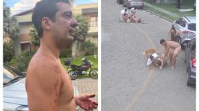 Revelan video que muestra la sangrienta pelea de futbolistas argentinos en Año Nuevo en Brasil