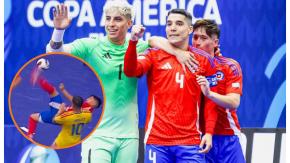 "El gol del torneo": La espectacular chilena de La Roja ante Colombia por la Copa América Futsal 2026