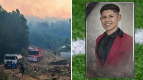 “Mi señora decidió proteger a mi hijo”: Padre de futbolista que murió en incendios reveló que joven estaba con movilidad reducida