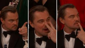 Los llamativos gestos que realizó Leonardo DiCaprio en Globos de Oro: se hizo viral