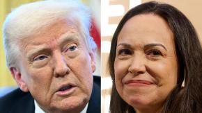 Un día después de hablar con Delcy: Trump recibe hoy a Machado en la Casa Blanca