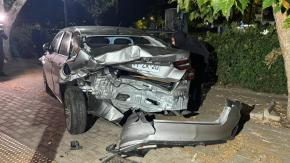 Conductora en estado de ebriedad chocó auto estacionado en Providencia