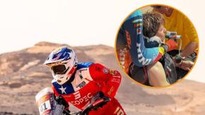 "Gracias a Dios estoy vivo": El grave accidente del chileno Ruy Barbosa que lo dejó fuera del Rally Dakar