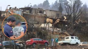 Revelan la decisión clave que tomó el detenido por incendio del Biobío una vez que comenzó el siniestro