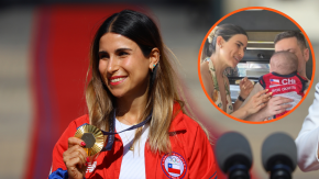 "Primera competencia post parto": Francisca Crovetto comparte tiernas fotos con su hijo de cuatro meses