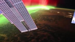 Imágenes muestran impresionante aurora boreal vista desde el espacio