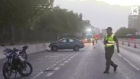 Ruta 68 hacia la costa mantiene cortado el tránsito: Motorista falleció tras accidente esta madrugada