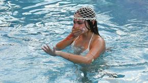 "No medí la altura de la piscina": El percance que sufrió Skar Labra en su piscinazo como reina de Viña 2026