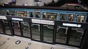 Así quedaron las puertas de andén en la estación San Pablo de Línea 1: este lunes debutan