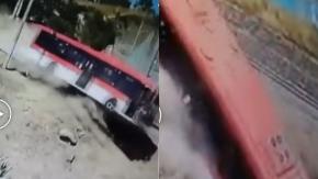 Imágenes impactantes: Bus Red cayó a un barranco en Lo Barnechea tras salir de terminal