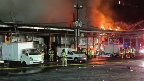 Más de 50 locales afectados por incendio en La Vega Central 