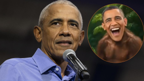 Barack Obama se refiere al vídeo racista compartido por Trump: lo representaba a él y a Michelle Obama como monos