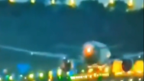 El momento en que maniobra de avión provocó emergencia en Sao Paulo