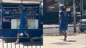 Con bata, gorra y sonda en la mano: Viralizan video de paciente "fugado" del Hospital El Carmen en Maipú