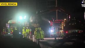 VIDEO | Retiran vehículo de la zona de explosión en Renca