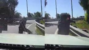 Impactante registro de intento de encerrona en Quilicura: Conductor atropelló a delincuente en su huída