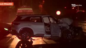 Conductor en estado de ebriedad colisiona a patrulla en Lo Prado: Carabinera resultó lesionada