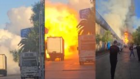 VIDEO | Registro capta el momento de la explosión en Renca