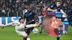 "¿Puedo besarte?": DT de Juventus besa a una periodista en vivo para explicar polémica acción tras empate ante Lazio