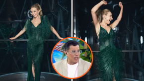 ‘Colombiano’ evalúa el look de Karen en la segunda noche de Viña 2026: cuestionó detalle de su pelo y color del vestido