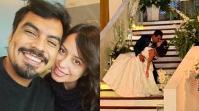 Ex 'Rojo' Leticia Zamorano contrajo matrimonio y compartió exclusivas fotos: entre los invitados estuvo actor de 'Élite'