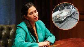 VIDEO | Captan el momento exacto de camión transportando cadáver hallado frente a casa de alcaldesa de Quinta Normal