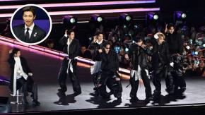 ¿Se notó?: "RM", integrante de BTS se lesionó antes del regreso de la banda y tuvo que presentarse con yeso 