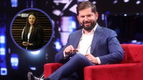 El mensaje que envió el Presidente Boric a Irina Karamanos en "Las Caras de la Moneda"