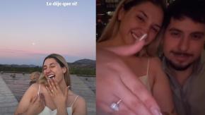 Matt Hunter le pide matrimonio de rodillas a Carlita Inostroza: Pareja confirmó el compromiso