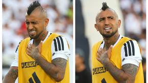 "Es triste...": La molestia en el pecho de Arturo Vidal que lo aquejó durante el Superclásico ante la U