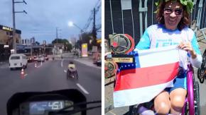 Conductor ebrio atropella a atleta en silla de ruedas en Brasil: participaba en corrida por el Día de la Mujer