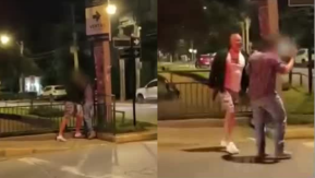 Hombre amenaza a personas con un arma en la cabeza: Habrían discutido por cánticos políticos