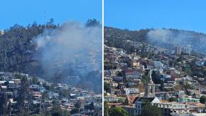 Declaran alerta roja en Valparaíso por incendio forestal: solicitan evacuar sector “Miguel Ángel Alto”