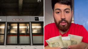 “Esto no lo hago para ostentar…”: Artista se hace viral al mostrar la cifra que gana diariamente cantando en Metro 