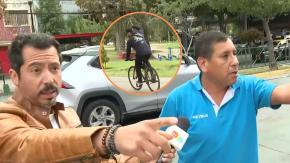 “Oye cobarde, no te vayas”: Matinal Tu Día capta pelea en vivo entre ciclista y conductor de bus RED en Ñuñoa
