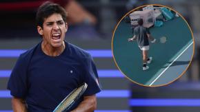 VIDEO | ¿¡Qué te pasa!? El tenso diálogo de Garín y su rival durante el Challenger de Punta Cana