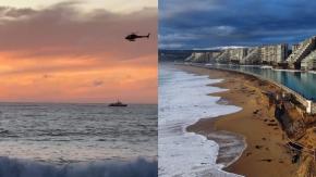 Tragedia en Algarrobo: cuatro personas mueren tras intentar rescatar a menor que cayó al mar