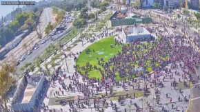 El fallido intento de vandalización de la estatua de Baquedano, a 16 días de su regreso
