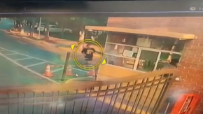 VIDEO | Le pidieron ingresar por otro acceso: Visita golpeó brutalmente a conserje y atropelló a otro