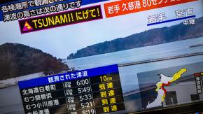 Un terremoto de magnitud 7,4 sacude Japón y provoca tsunami con olas de 80 cm