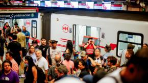 Metro de Santiago: 9 estaciones cerradas en Línea 4 por persona en la vía