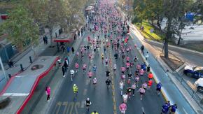 Hasta qué hora habrá cortes y desvíos de tránsito por la Maratón de Santiago 2026