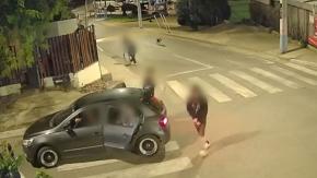 El momento en que una banda que se tomó blocks en Concón dispara contra vecino