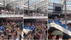 Mall Plaza Vespucio confirmó lesionados tras "lluvia de dinero" en evento no autorizado de influencers
