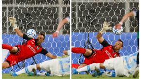 Increíble: Sebastián Pérez tapó tres penales seguidos al mismo jugador por la Copa Sudamericana