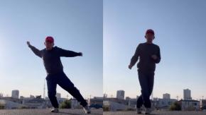 "Denle la nacionalidad": japonés que se viralizó con Los Bunkers ahora conquista las redes bailando con esta banda nacional