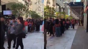 Filas de hasta cinco cuadras: Argentinos desesperados por apertura de primera tienda de conocida cadena china