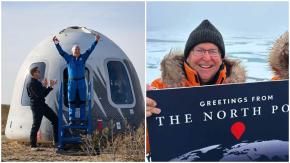 Hombre rompe récord tras recorrer los 193 países de la ONU, los polos y el espacio exterior